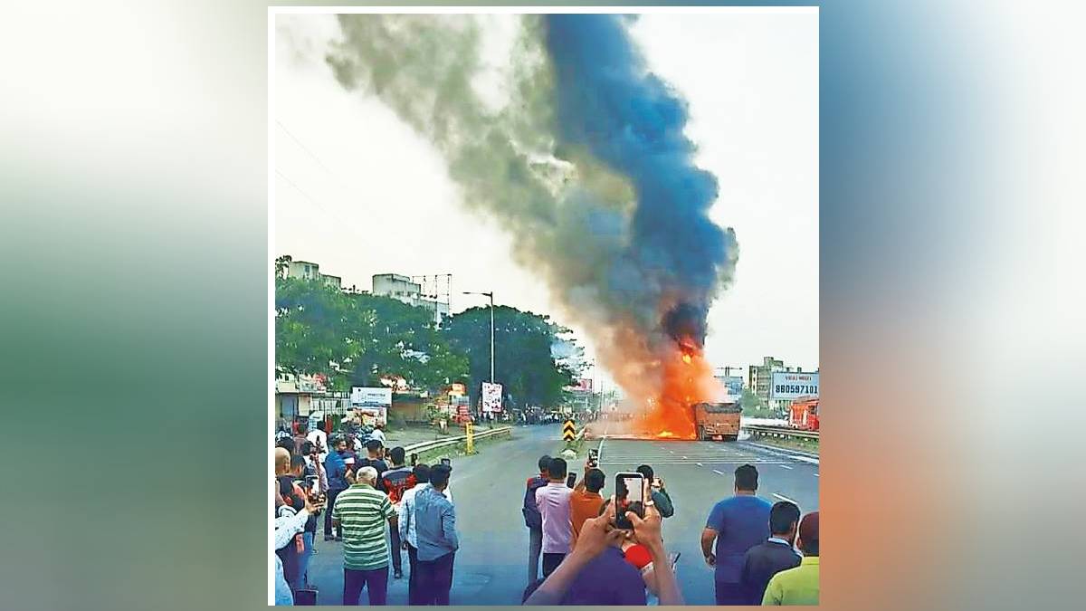 Increase in accidents in the Navale bridge area on the Mumbai-Pune-Bengaluru highway