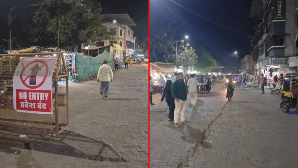 Congestion under control due to one-way lane Congestion under control due to one-way lane