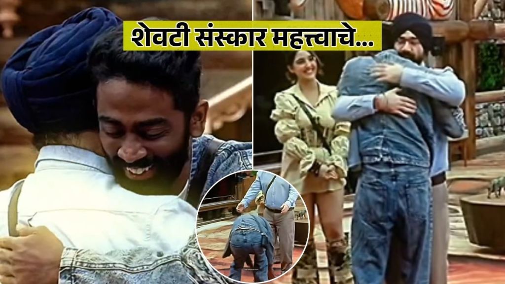 pranit more touch ashnoor kaur father feet in bigg boss 19 house fans praised him video viral