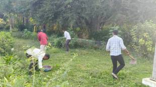 Cleanliness drive on the university premises on the occasion of Students' Day
