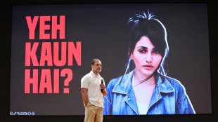 rahul gandhi brazil model