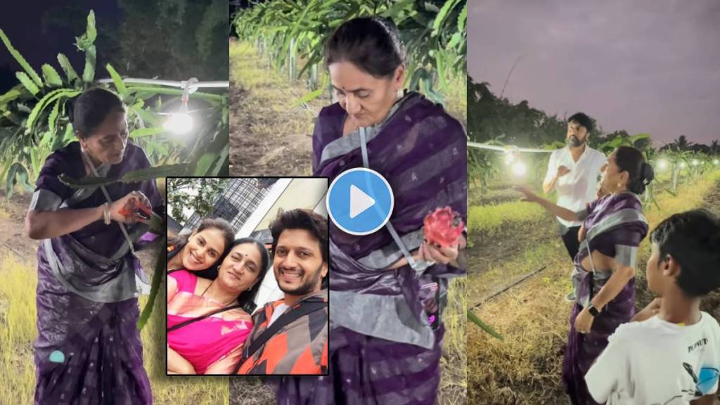 riteish deshmukh mother vaishali deshmukh new innovation in dragon fruit riteish deshmukh mother vaishali deshmukh new innovation in dragon fruit