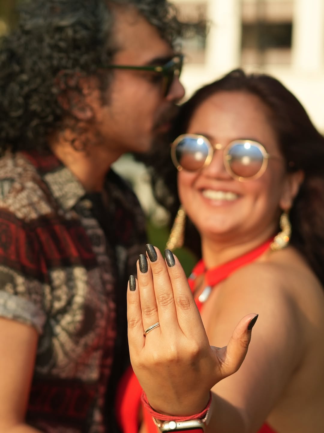 roopal tyagi engagement photos