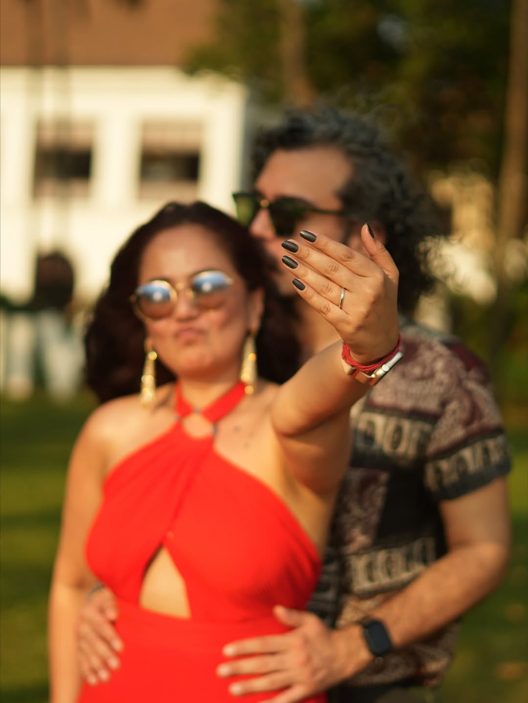 roopal tyagi engagement photos