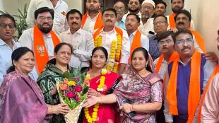 sadhana mahajan files nomination for jamner municipal election 2025