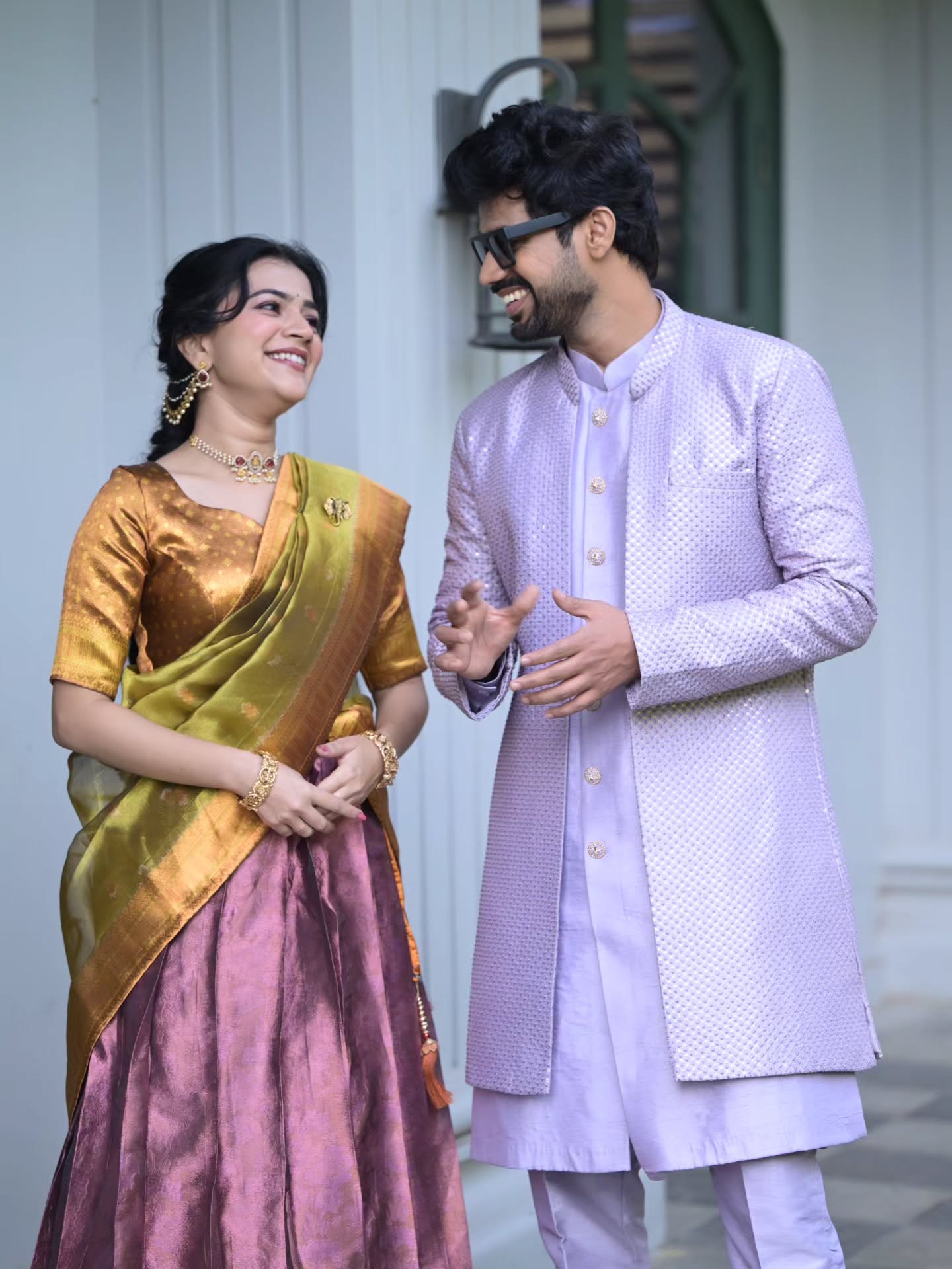 सखी आणि कान्हा प्री-वेडिंग फोटोशूट