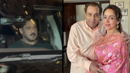 salman khan at hospital to meet dharmendra watch video salman khan at hospital to meet dharmendra watch video