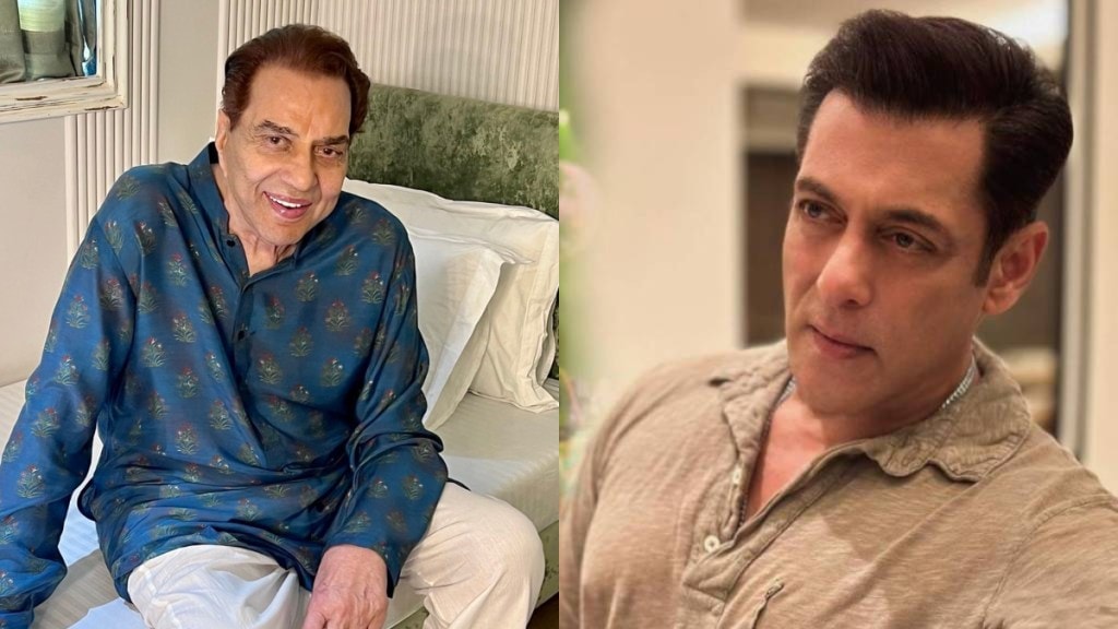 salman khan reacts on dharmendra health