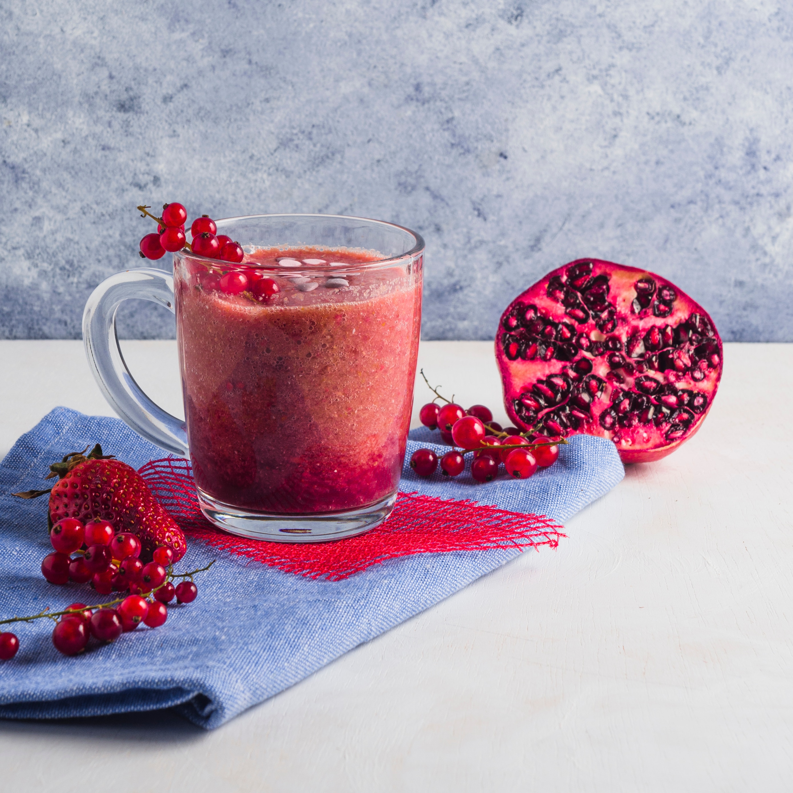 Pomegranate and amla juice for better health