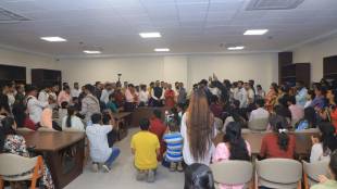 Study center for students preparing for competitive exams