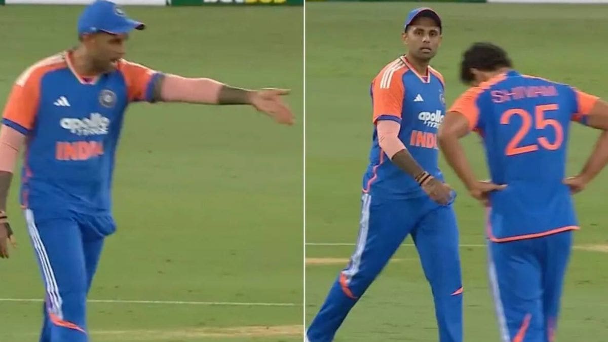 IND vs AUS: सूर्यकुमार यादव भडकला! लाईव्ह सामन्यात शिवम दुबेला झापलं, नेमकं काय घडलं?