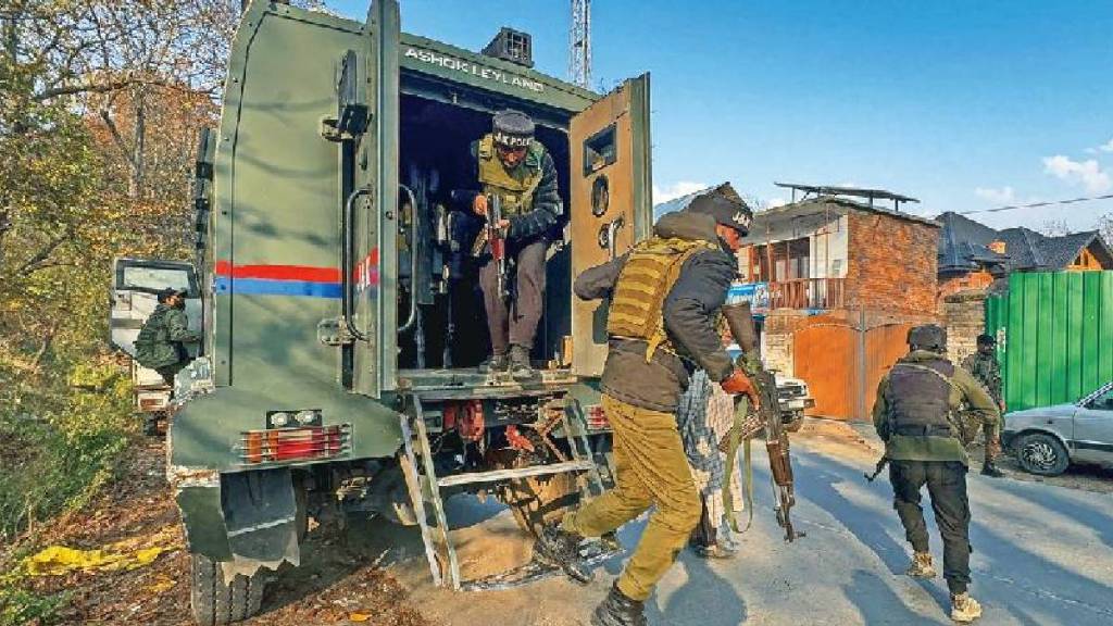 Anti terror operation in Jammu and Kashmir