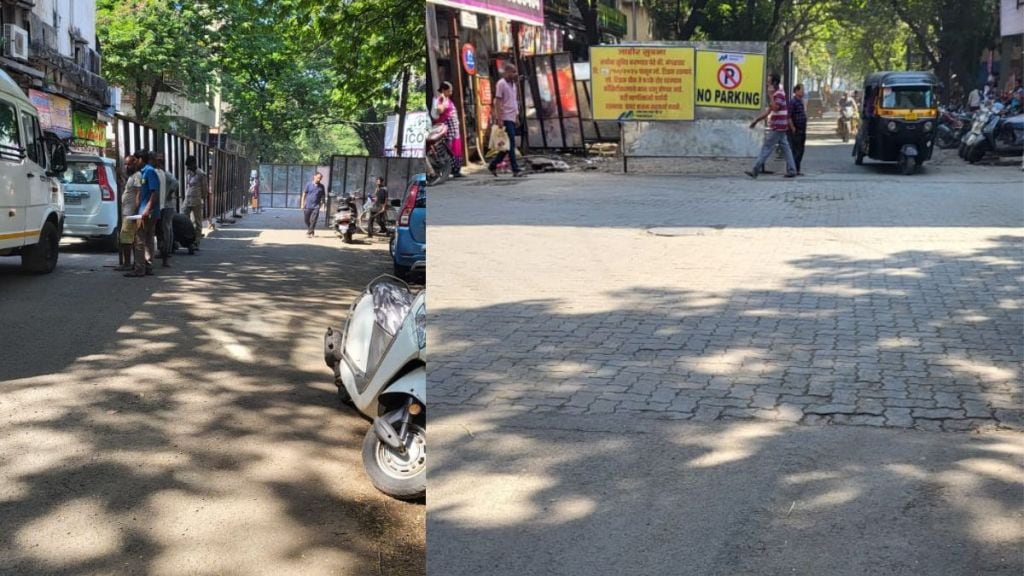 mmrda starts phased concretization work tilak road Dombivli avoid traffic chaos