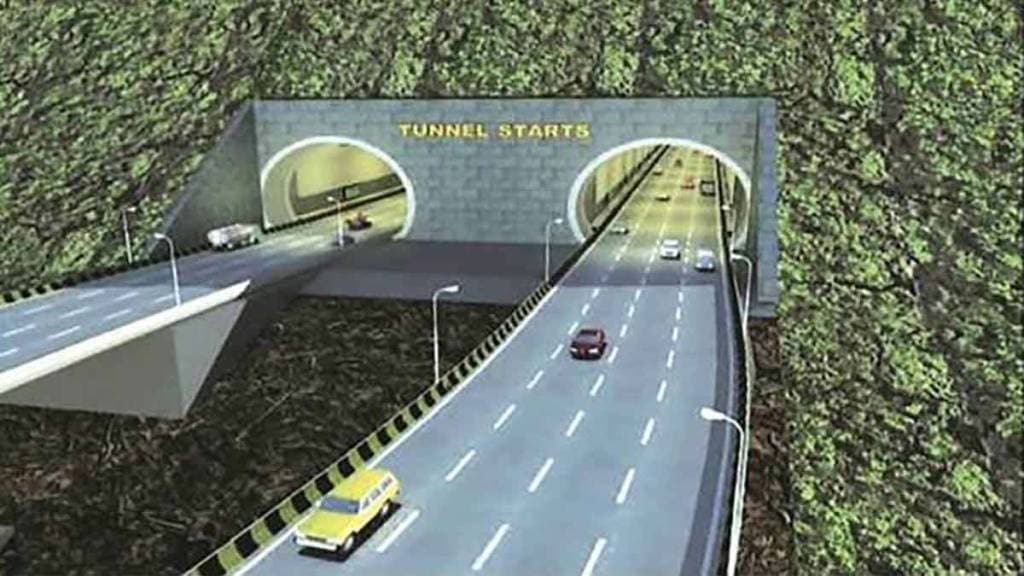 Thane Borivali tunnel work news