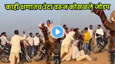 A moment of fun turned into a viral shock at Pushkar Fair! A moment of fun turned into a viral shock at Pushkar Fair!