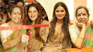 usha nadkarni inaugurate bigg boss fame actress archana gautam new cafe see photos