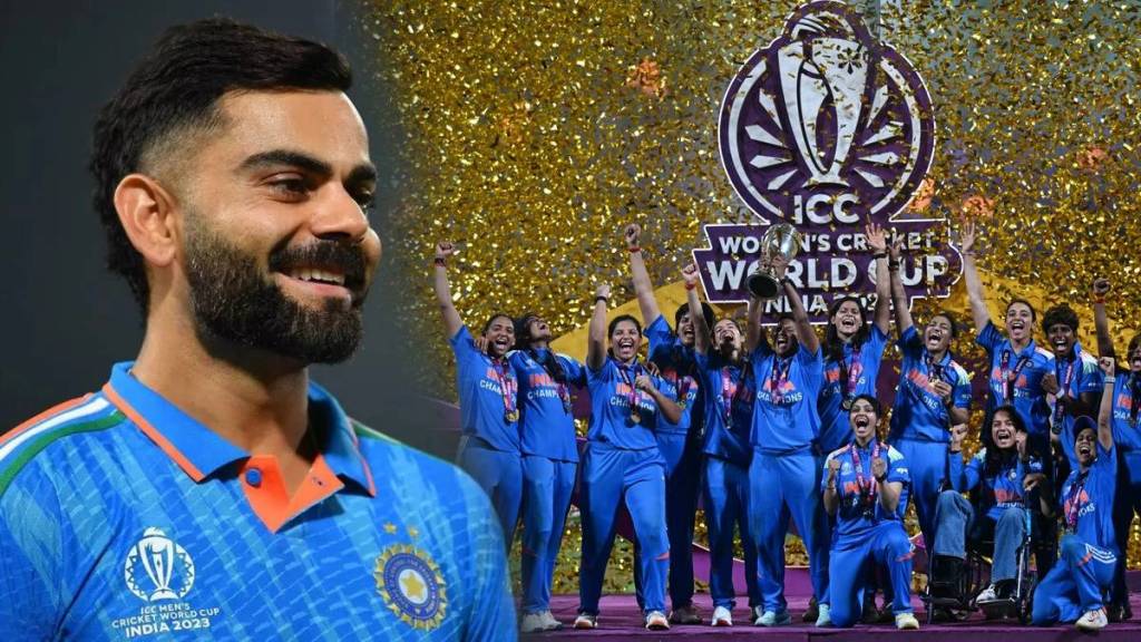 virat kohli on women team india champion