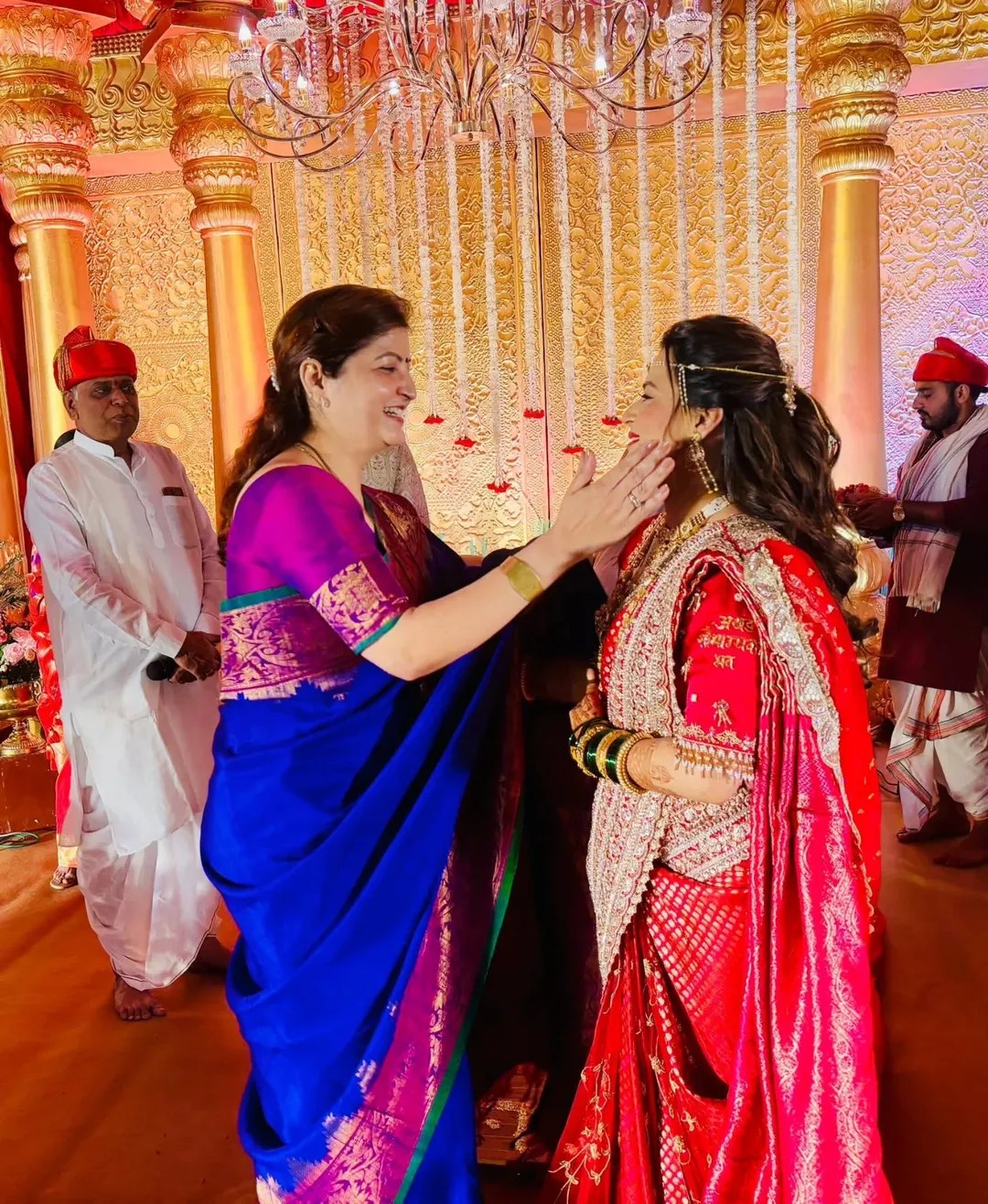 Celebrity presence at Prajakta Gaikwad wedding