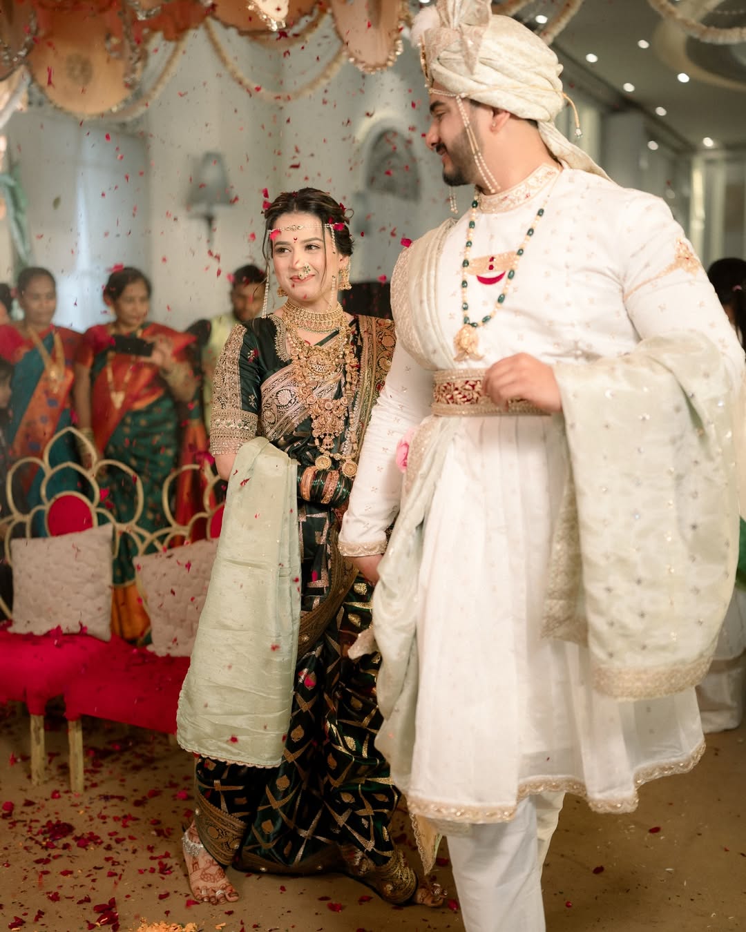 Celebrity presence at Prajakta Gaikwad wedding