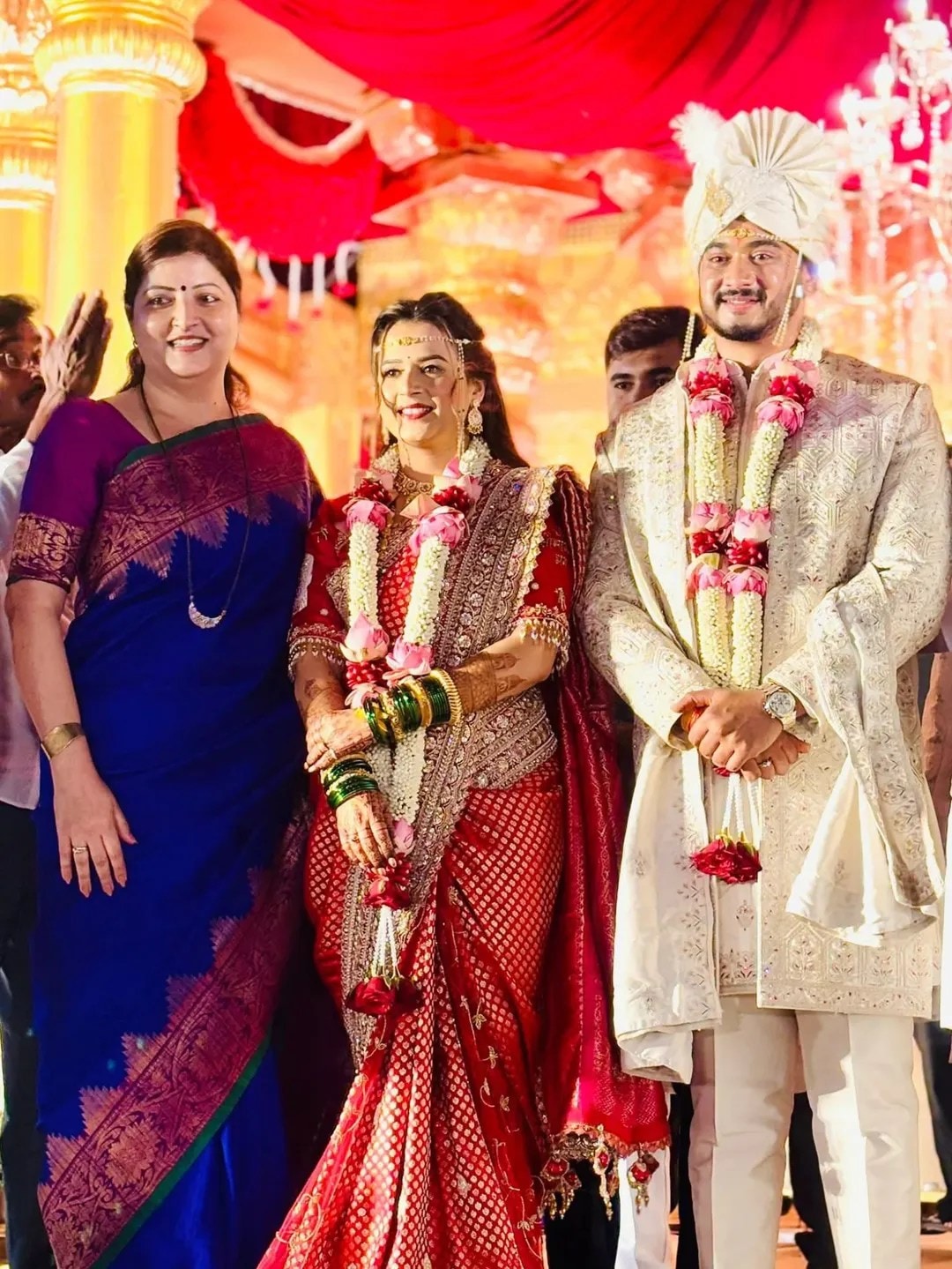 Celebrity presence at Prajakta Gaikwad wedding