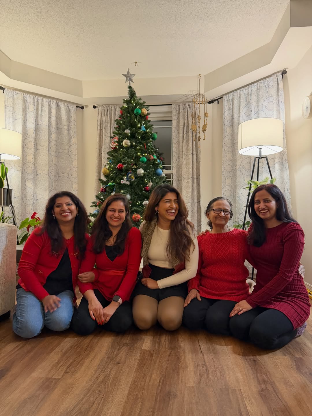 Rasika Sunil celebrating Christmas in Canada with husband Aditya.