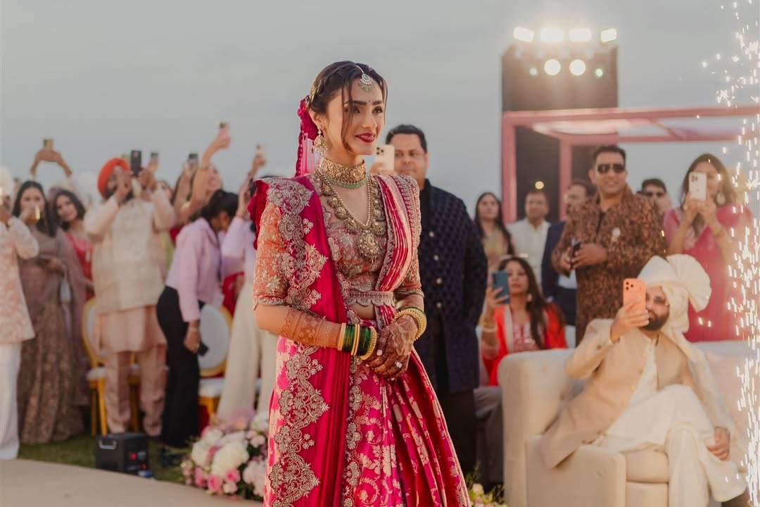 Ajit Pawar daughter-in-law posts wedding photos