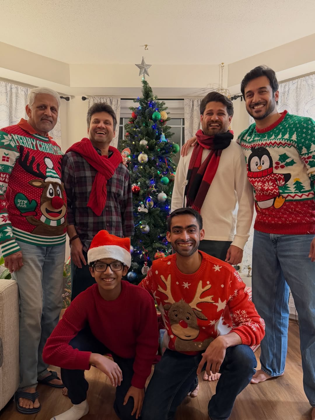 Rasika Sunil celebrating Christmas in Canada with husband Aditya.