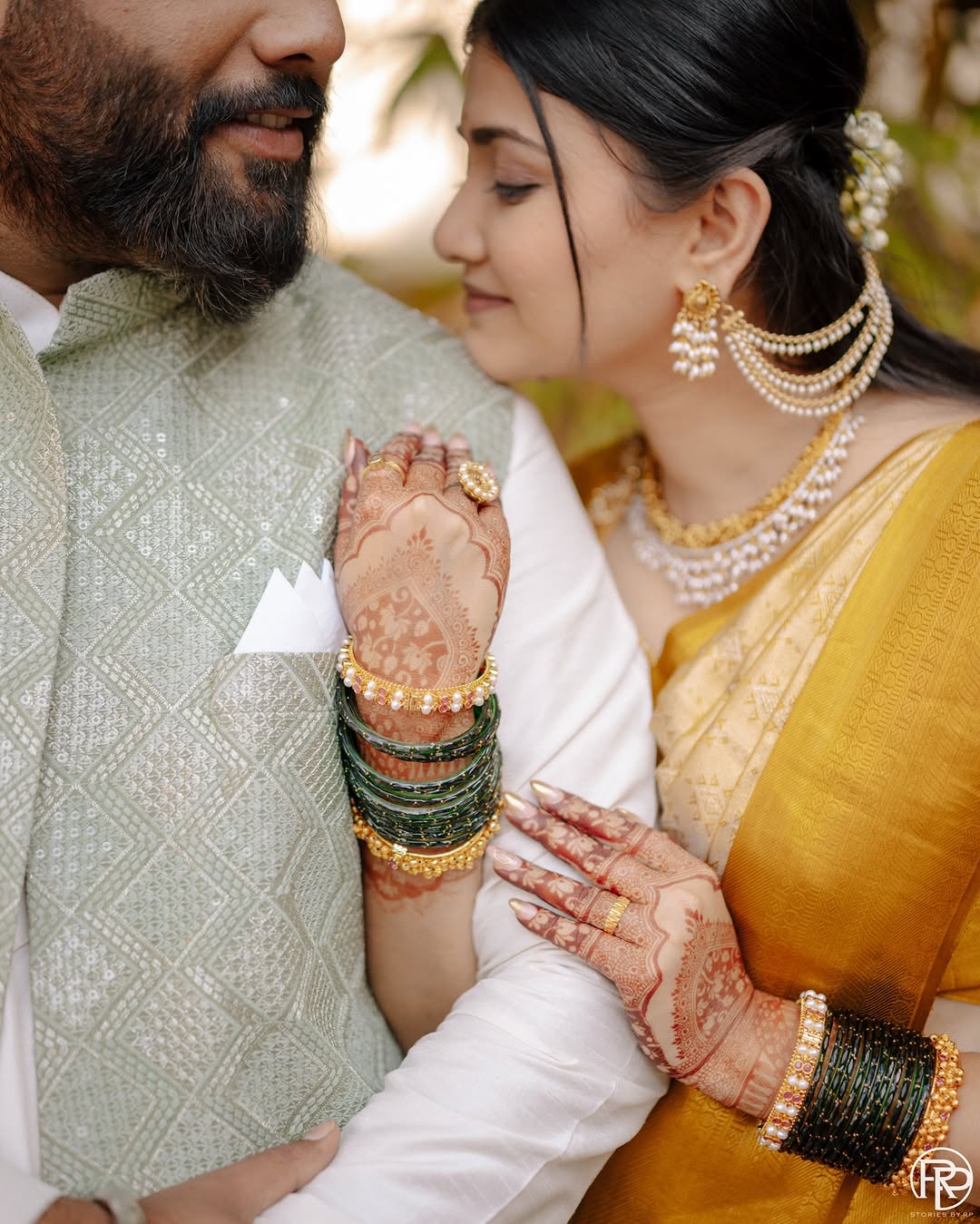 Dnyanada Ramtirthkar engagement look photos