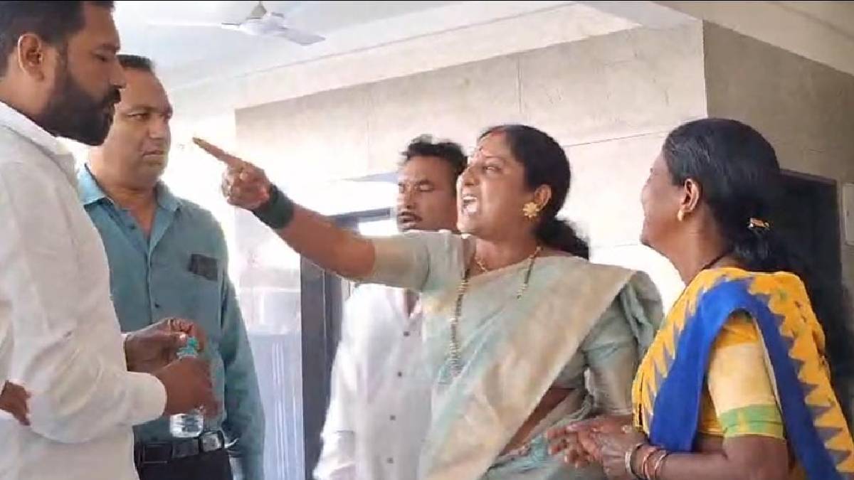 Outcry from a woman BJP aspirant due to ticket denial