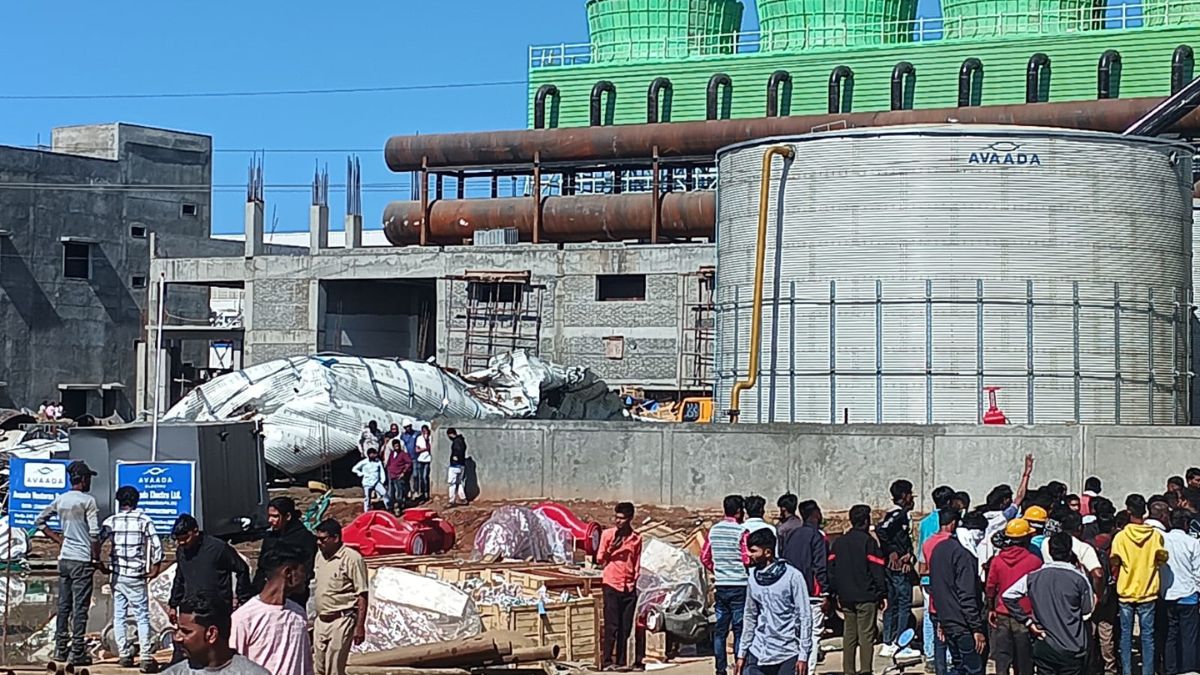 Investigation Team at Butibori industrial accident  Nagpur water tank collapse