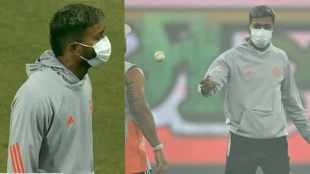 Hardik Pandya Seen Wearing Mask in Lucknow While IND vs SA 4th T20 AQI 400 plus