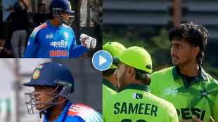 Vaibhav Suryavanshi Ayush Mhatre Fight with Pakistan Players Video Viral in U19 Asia Cup Final 2025 IND vs PAK