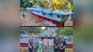 INS Vikrant 37-foot long replica created in Ratnagiri