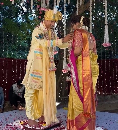 जय दुधाणे आणि हर्षाला पाटील अडकले लग्नबंधनात