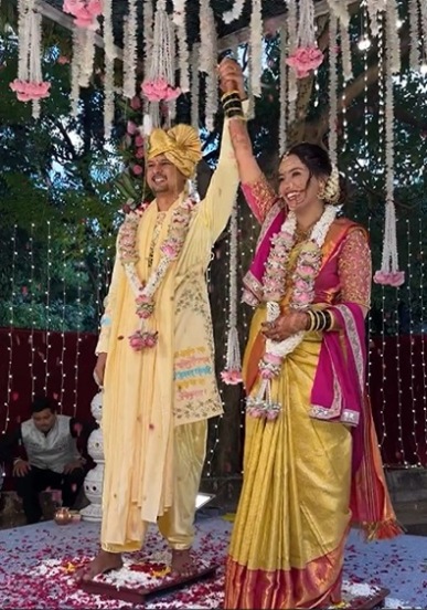 जय दुधाणे आणि हर्षला पाटील अडकले लग्नबंधनात