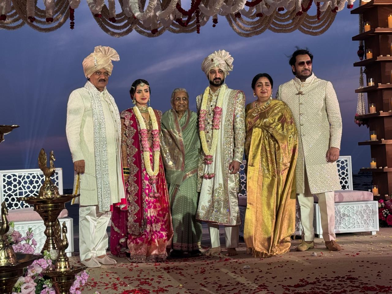 Jay Pawar Wife Rutuja Patil Lehenga Look