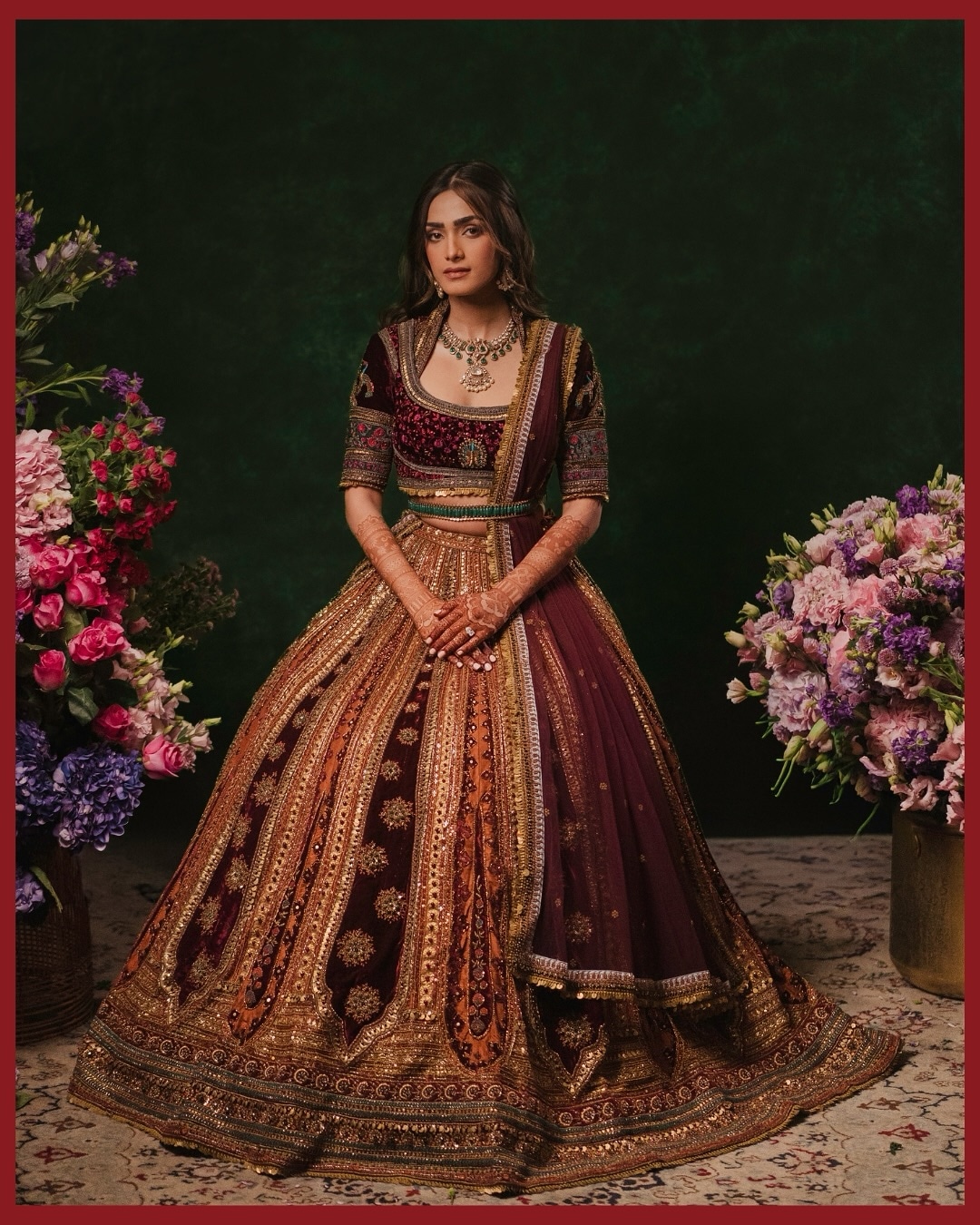 Jay Pawar Wife Rutuja Patil Lehenga Look