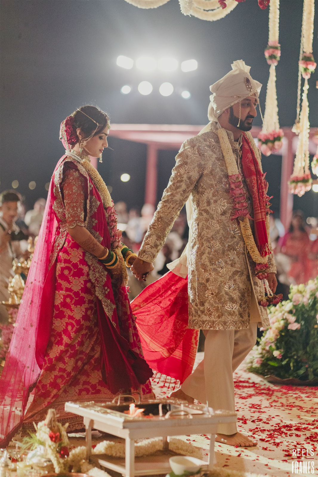 Jay Pawar Wife Rutuja Patil Lehenga Look