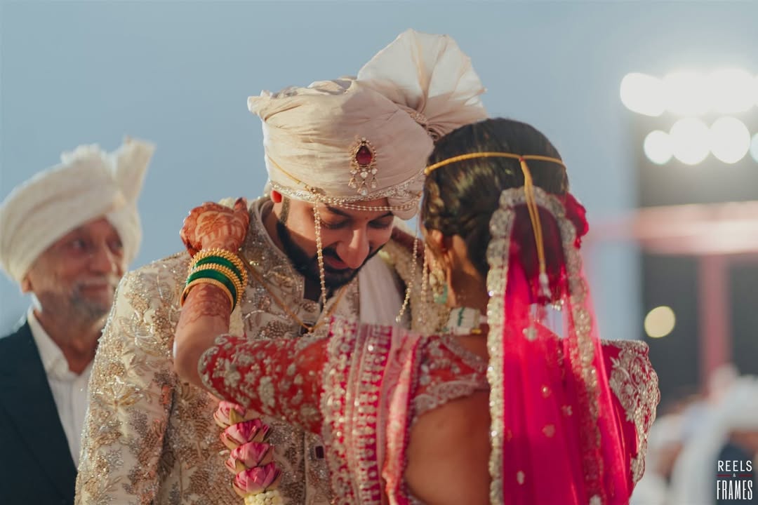 Jay Pawar Wife Rutuja Patil Lehenga Look