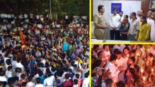 After the Mangesh Kalokhe murder case, a Khopoli candle march was organized to protest the incident