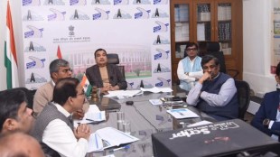 Dhananjay Mahadik Nitin Gadkari NHAI Meeting Delhi Maharashtra Highway Toll Pune Bangalore Satara Kagal Work Progress