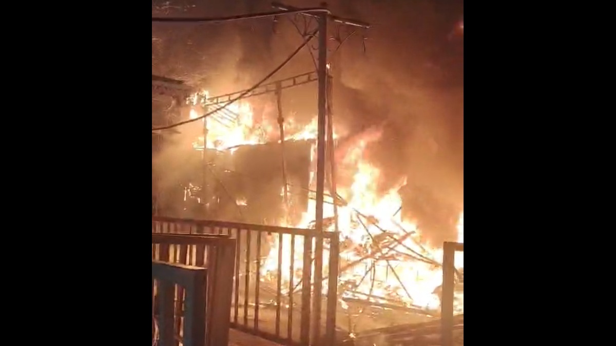 Thane Ghodbunder Road Hotel Wedding Fire Incident Ovla Marriage Hall