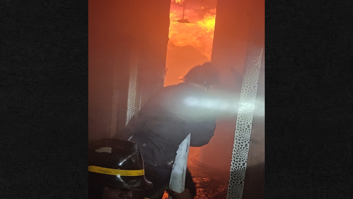 Thane Naupada High Rise Building Fire Giriraj Dreams Society Bhaskar Colony