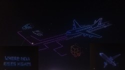 Navi Mumbai International Airport : पनवेलच्या आकाशात १,५१५ ड्रोनची झेप