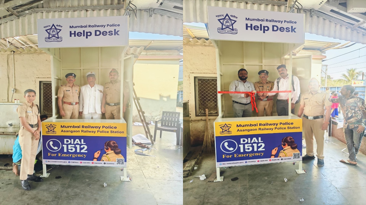 Central Railway Asangaon Railway Station Passenger Help Desk Commuters