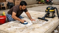 गादी न धुता ‘या’ सोप्या पद्धतीने करा स्वच्छ; जाणून घ्या टिप्स….