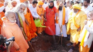 nashik tree cutting controversy girish mahajan harit environmentalists protest plantation scam complaint