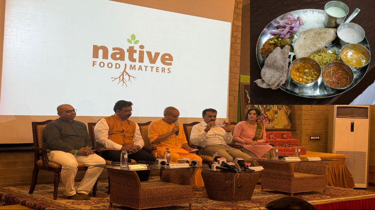 ISKCON Govardhan Ecovillage Palghar native food project Majhi Mati Majhi Thali launch Nutritional benefits IIM Ahmedabad Symbiosis