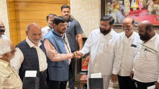 Eknath Shinde Ramdas Athawale Thane Municipal Election Republican Party shivsena