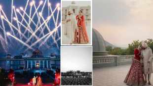 PV Sindhu Got Married in inside Raffles udaipur A suite costs 7 5 lakh A Night Anniversary photos